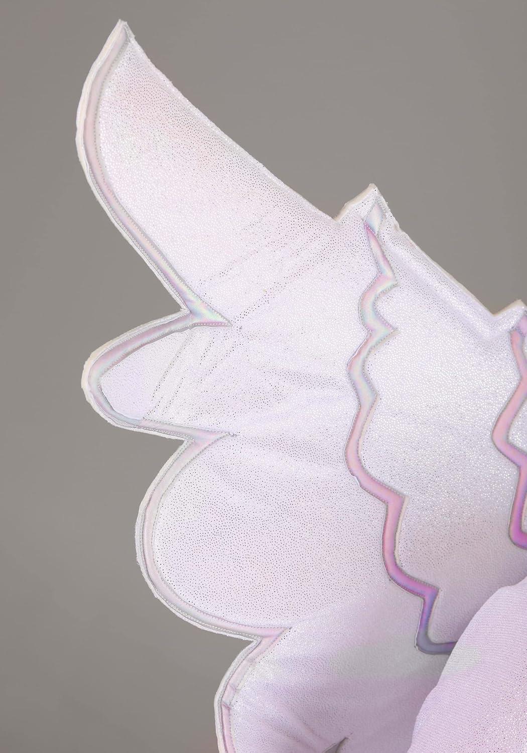 imageAdult Pegasus Costume With Front Zipper And Faux Fur Tail Featuring HoofShaped Cuffs Fantasy Animal Outfits