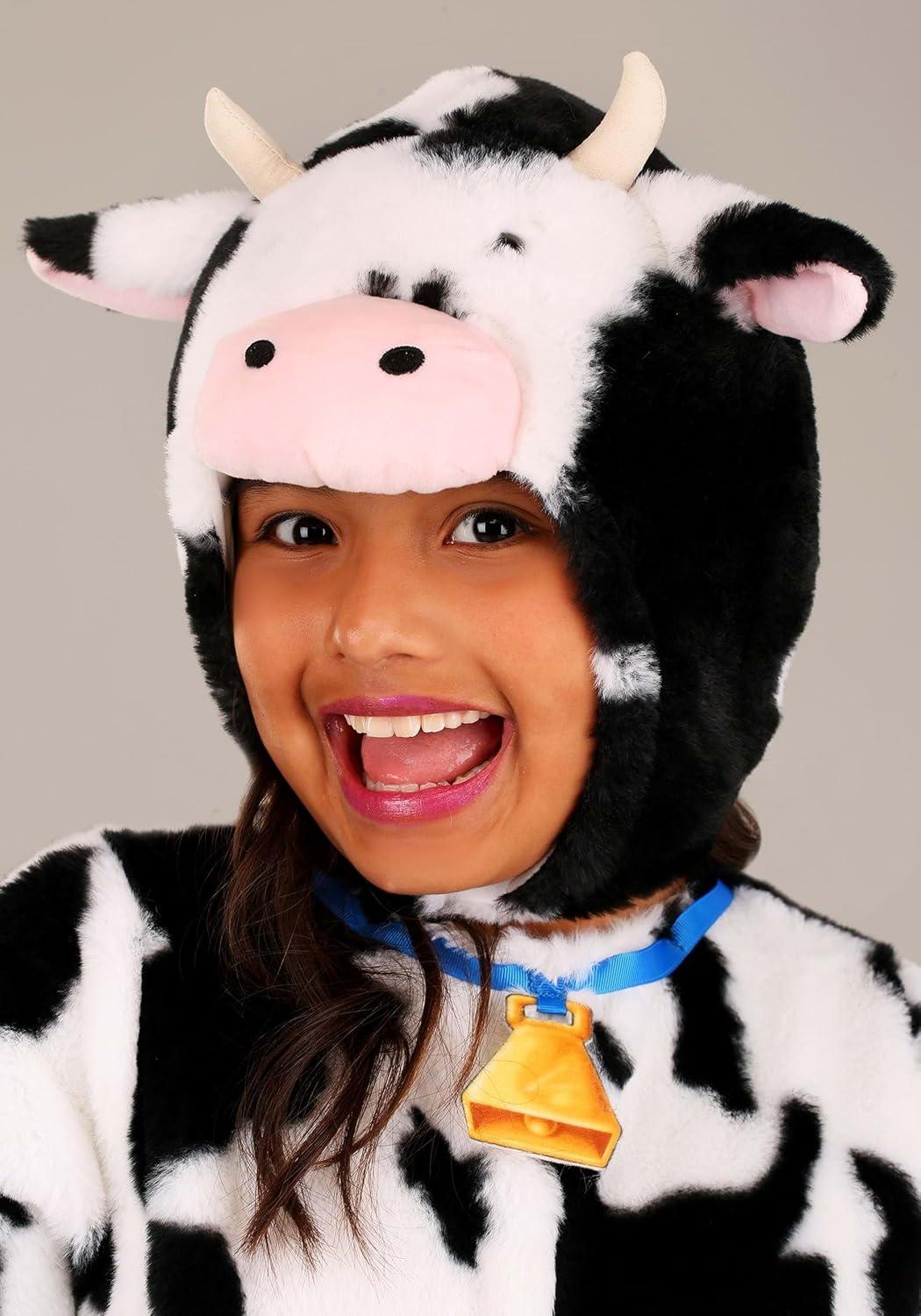 imageDeluxe Plush Spotted Cow Costume for Kids Kids Animal Costumes