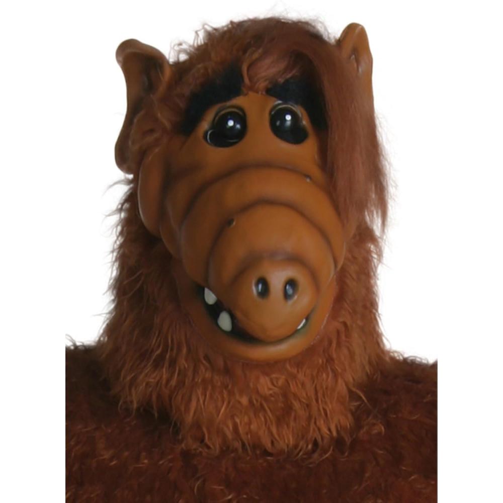 imageAdult ALF Overhead Mask  Mens Costume Mask with Faux Fur and Molded Latex for Halloween Cosplay Events