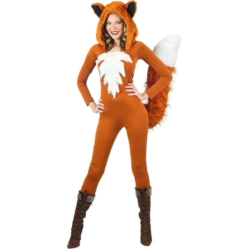 imageFoxy Fierce Fox CostumeBrown Fox Costume for Women