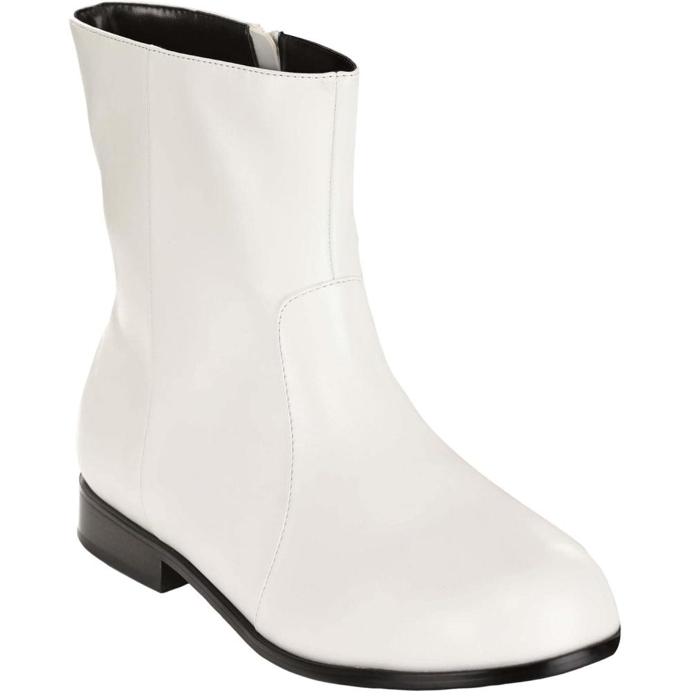 imageFun Costumes Adult White 70s Boots Size 12White