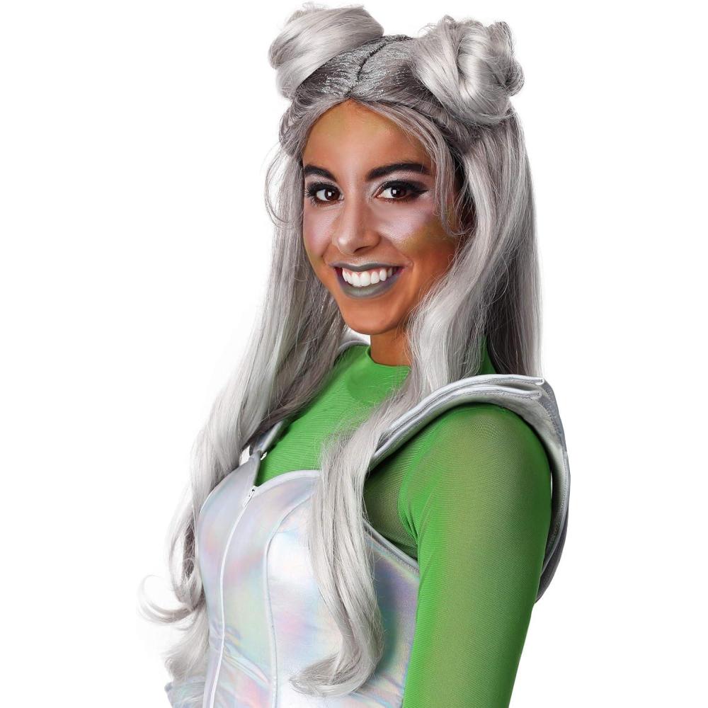 imageFun Costumes Glitter Space Buns Wig StandardStandard