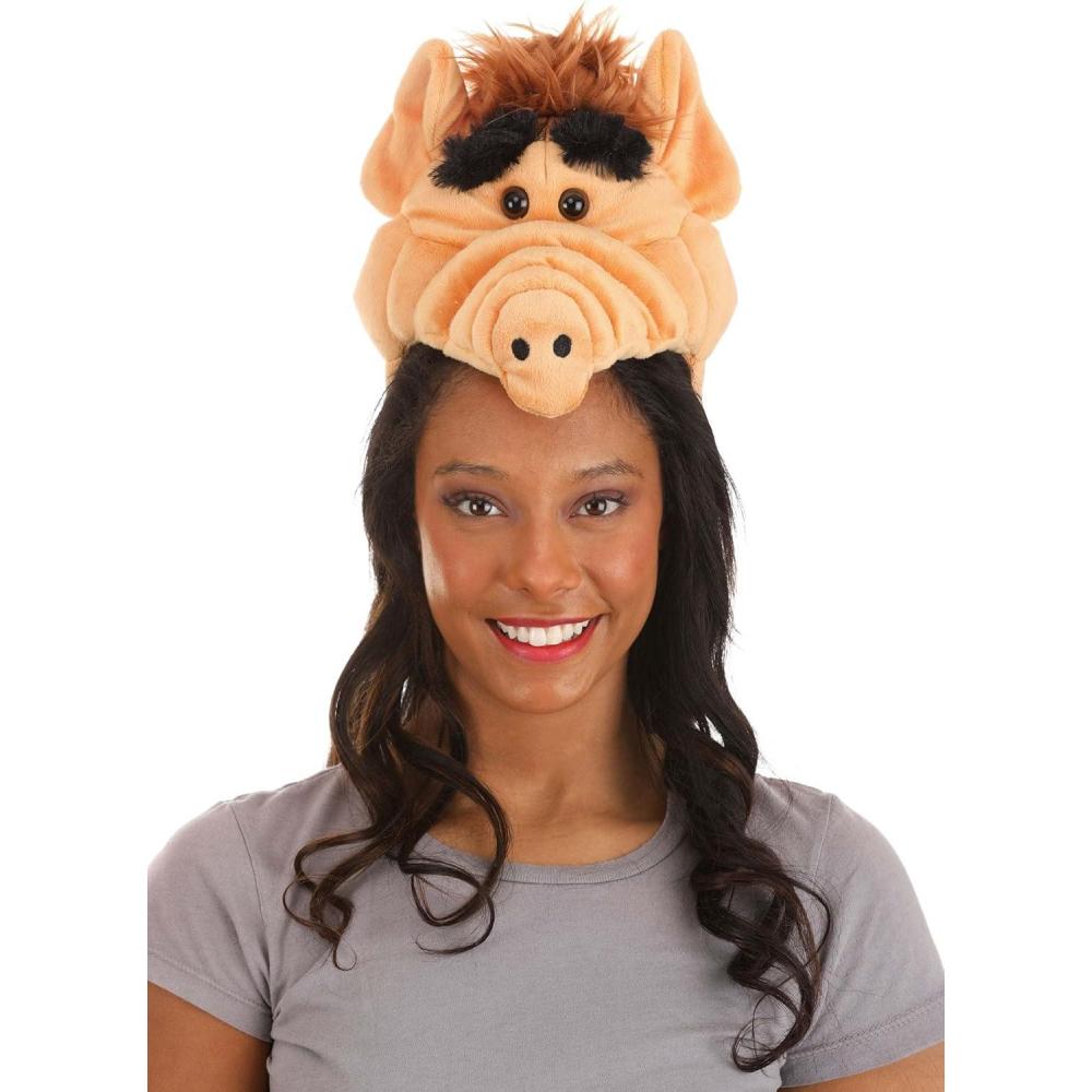 imageOfficially Licensed ALF Mask Headband for Adult Men One Size ALF Toy Costume Accessory