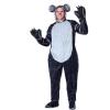 imageAdult Koala Costume  Hooded Jumpsuit with Attached Mitts and Foot Covers