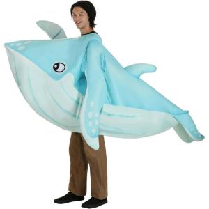 Adult Seal Costume | Ocean Animal & Sea Creature Cosplay Costumes | Sea Lion Jumpsuit Halloween Outfit(Blue)