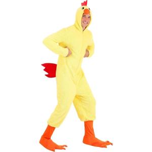 Cluckin’ Chicken Costume Adult Chicken Suit