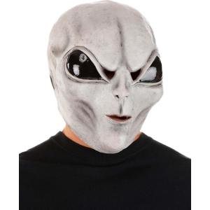 Fun Costumes Grey Alien Dress Mask | Adult Halloween Masks Standard(Standard)