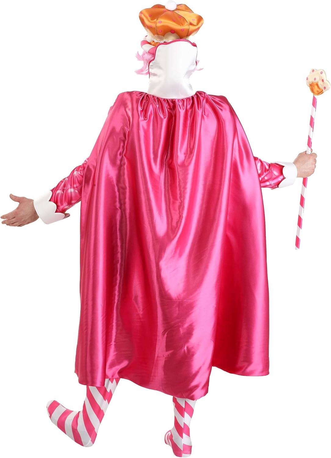 imageKing Candy Land Costume Adult Sweets Halloween Outfit From Board Game Tunic Cape Crown Foot Covers ampamp Scepter