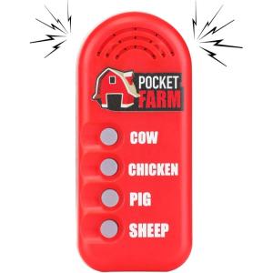 Farm Animal Sound Box Cow, Pig, Chicken & Sheep Sounds – Farm Animal Costume Accessory Electronic Noisemaker