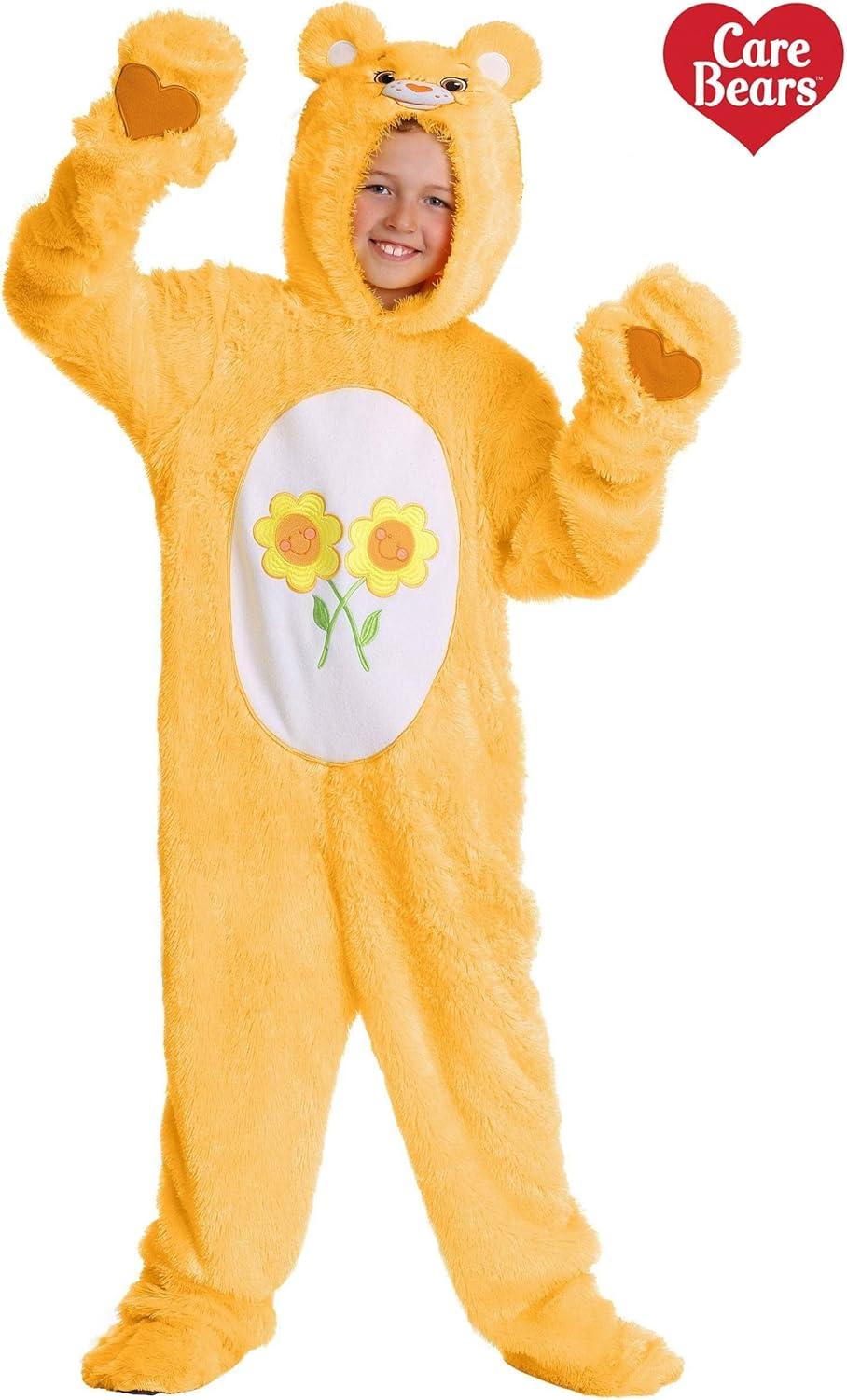 imageCare Bears Friend Bear Costume for Kids Yellow Jumpsuit Cozy OnePiece for Halloween ampamp DressUp Parties