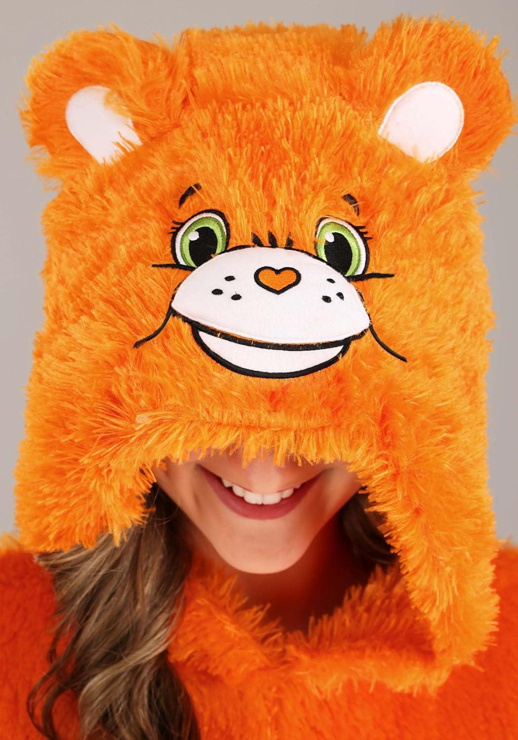 imageCare Bears Trick or Sweet Bear Adult Costume Jumpsuit Hood Embroidered Face Tummy Symbol ampamp Logo