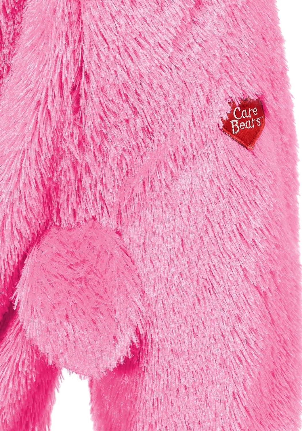 imageCheerful Care Bears Adult Classic Cheer Bear Costume Fuzzy Halloween or Cosplay JumpsuitCostume