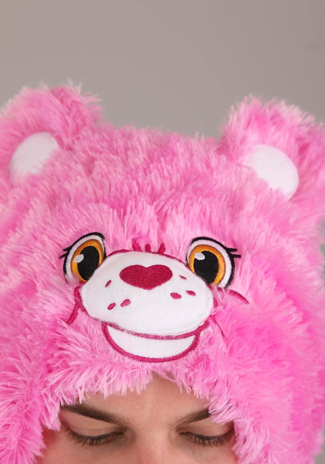 imageCheerful Care Bears Adult Classic Cheer Bear Costume Fuzzy Halloween or Cosplay JumpsuitCostume