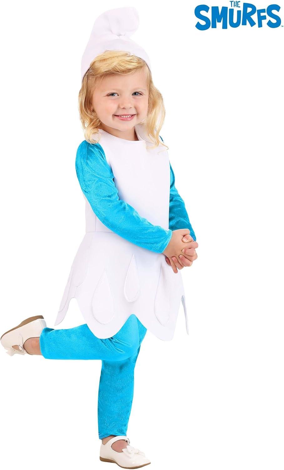 imageToddler Girls Smurfette Costume Girls The Smurfs Smurfette Costume
