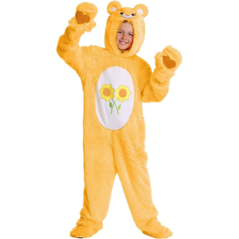 imageCare Bears Friend Bear Costume for Kids Yellow Jumpsuit Cozy OnePiece for Halloween ampamp DressUp Parties