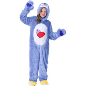 Care Bears & Friends Cozy Heart Penguin Child Costume, Kid’s Penguin Outfit, Purple Halloween Costumes