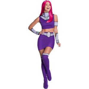 Rubie’s Teen Titan Starfire Women’s Costume Purple