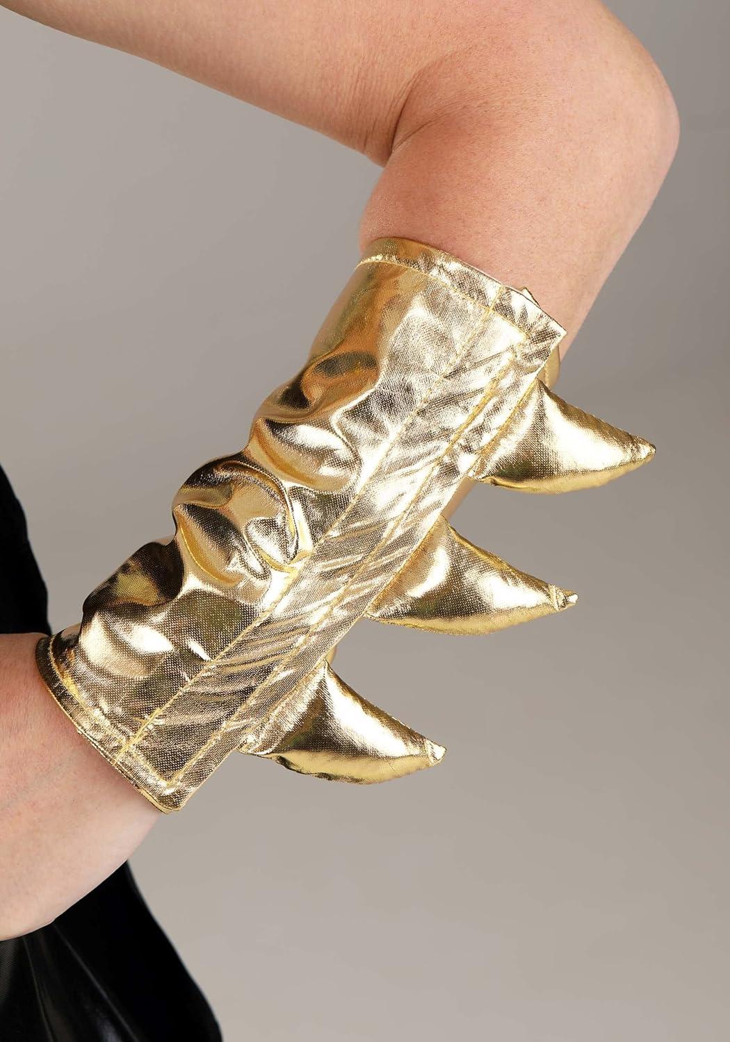 imageWomens Heroic Batgirl Costume 5 Pc Batman Dress Cape Mask Belt ampamp Gauntlets DC Comics Superhero Cosplay