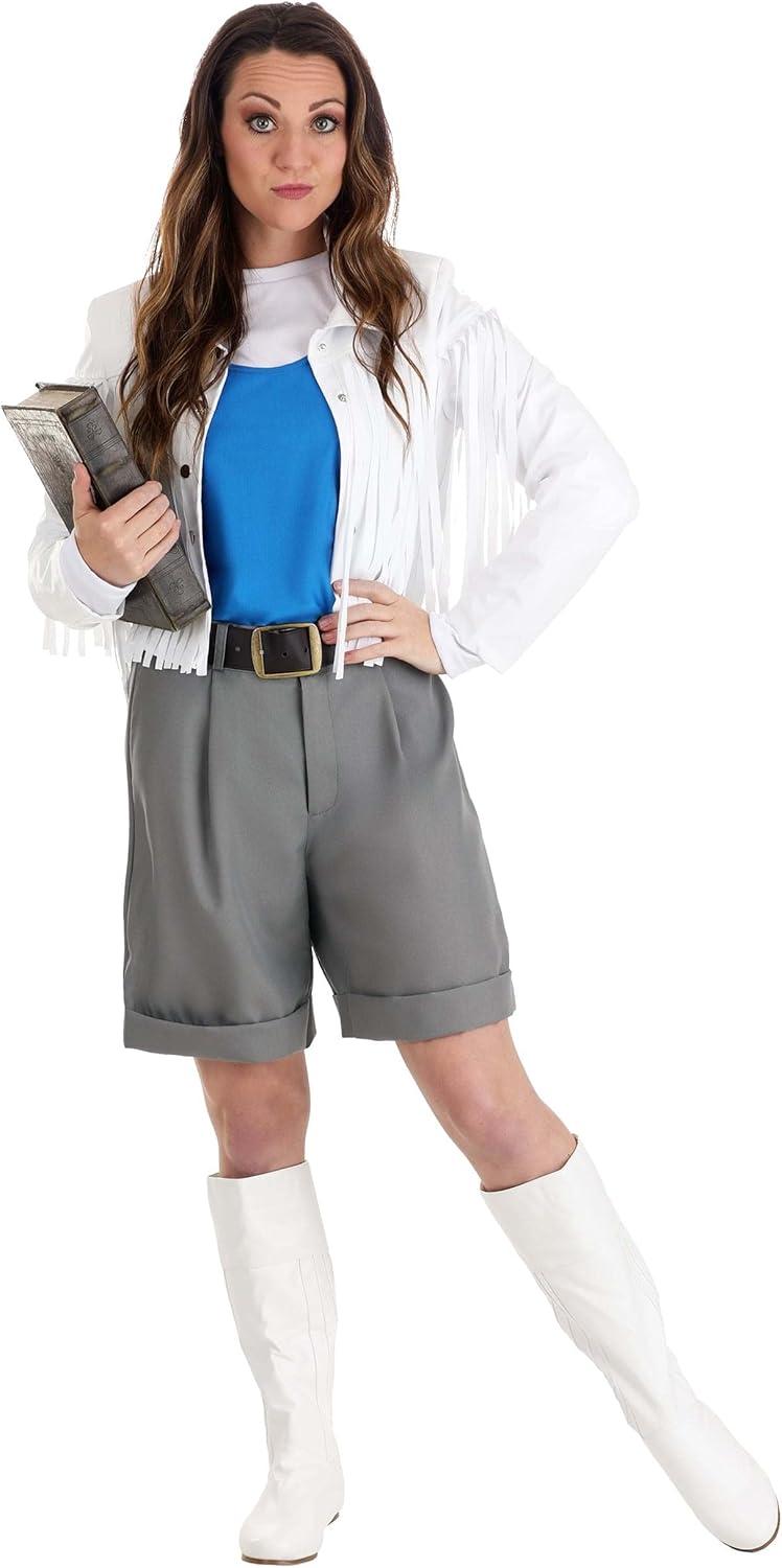 imageFerris Buellers Day Off Adult White Sloane Peterson Costume Womens Stylish 80s Skirt Halloween OutfitCostume