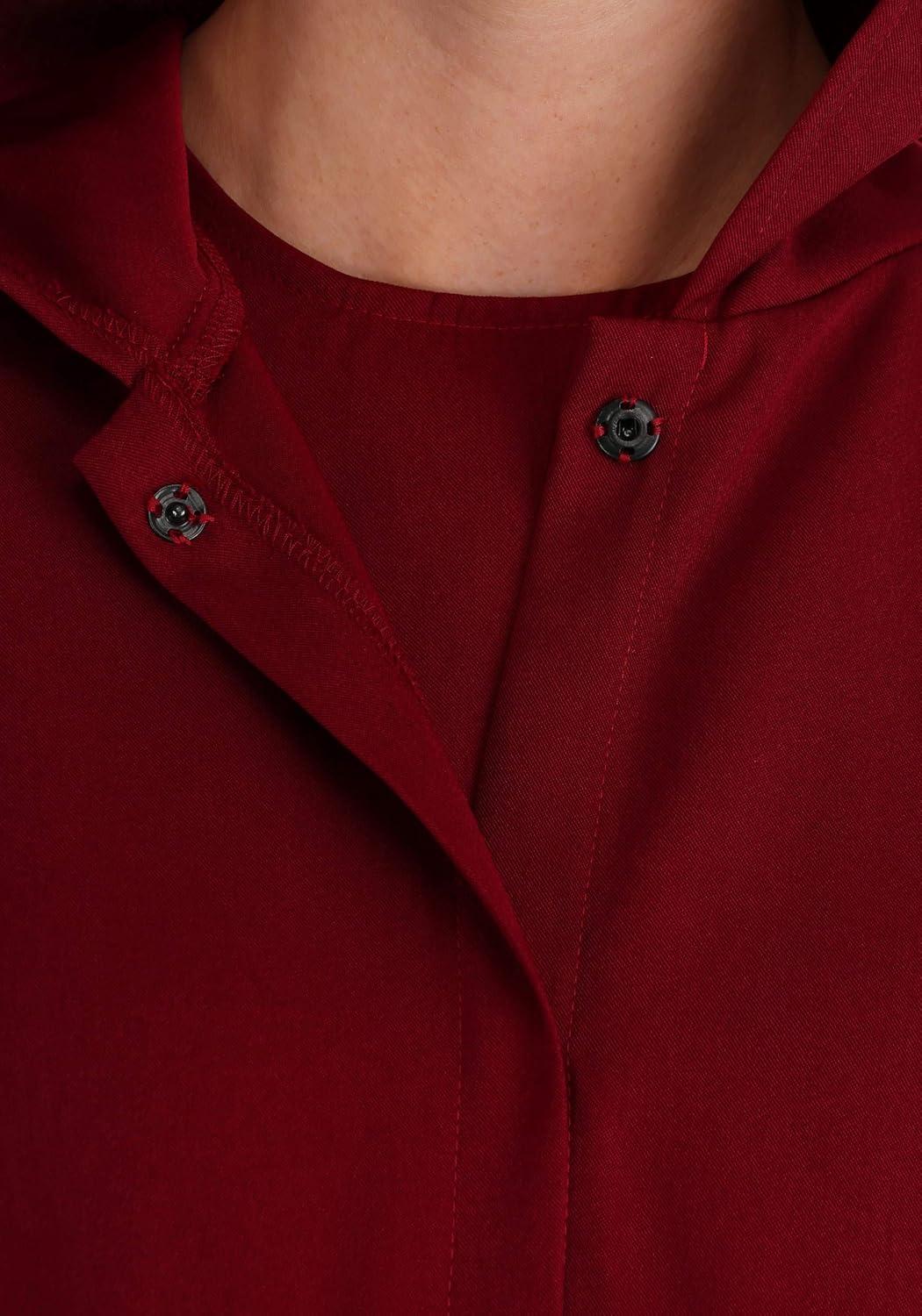 imageHandmaids Tale Adult Deluxe Cloak Costume Womens Crimson Red Hooded Robe Halloween Outfit