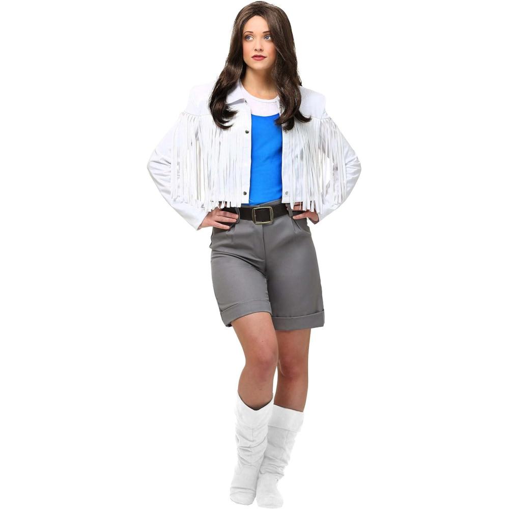 imageFerris Buellers Day Off Adult White Sloane Peterson Costume Womens Stylish 80s Skirt Halloween OutfitCostume