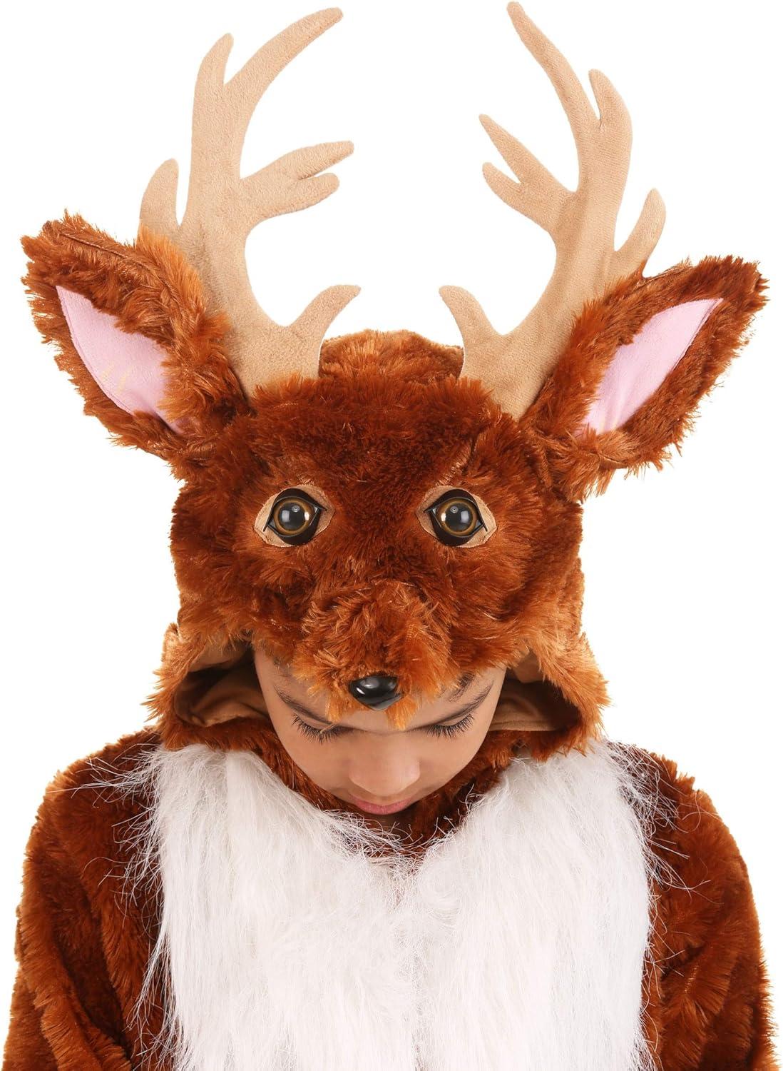 imageKids One Piece Deer Costume Animal Onesie for Boys and Girls