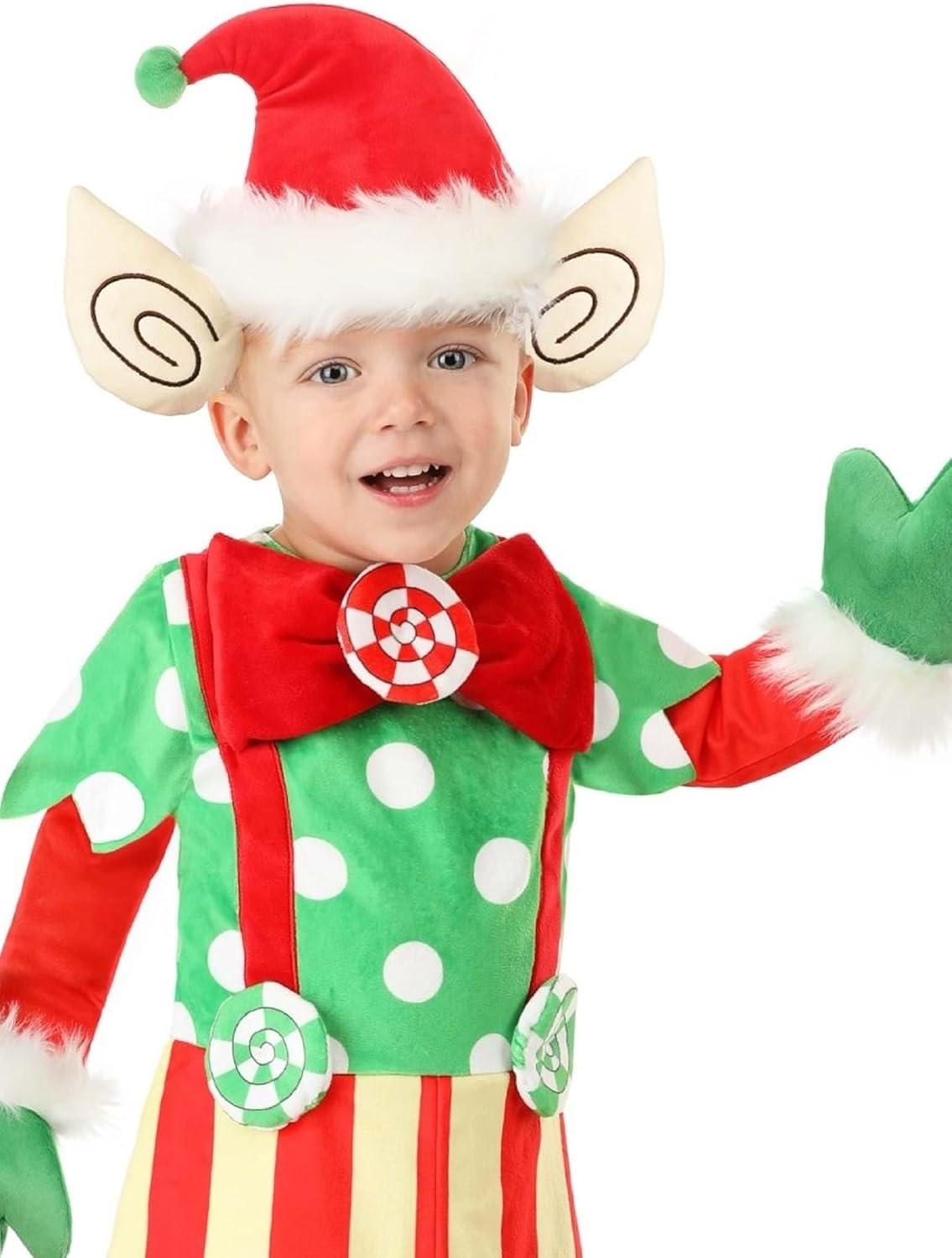 imageToddler Holiday Helper Elf Costume