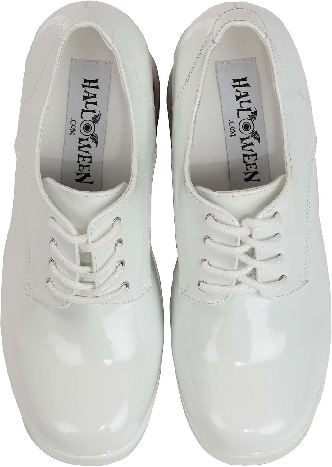 imageAdult Black or White Goldfish Platform Shoes Costume Lace Up Footwear ampamp Fishtank Heel Retro Disco Party ShoesWhite