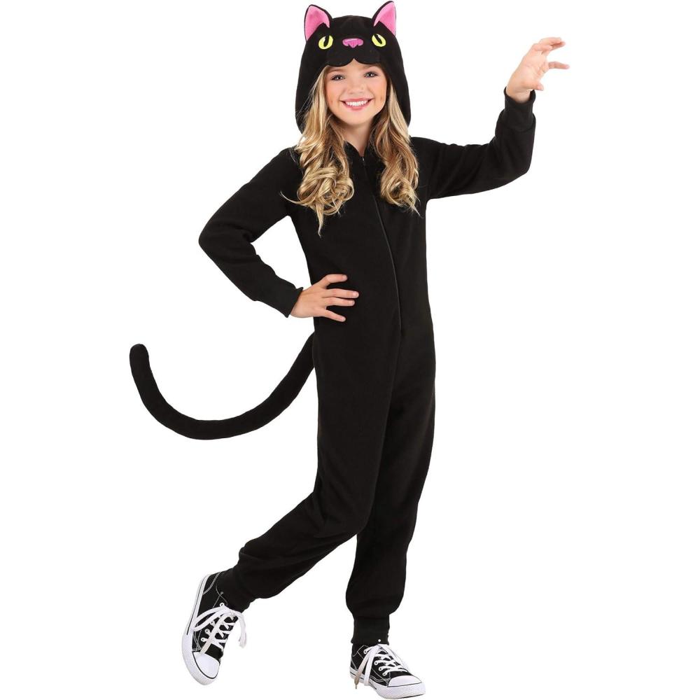 imageKids Black Cat Onesie XLarge