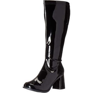 Ellie Shoes womens Knee High Boot(Black Patent)