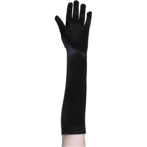 Fun Costumes Child Long Elbow Length Black Gloves