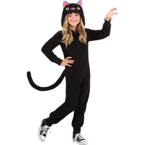 Kid’s Black Cat Onesie X-Large