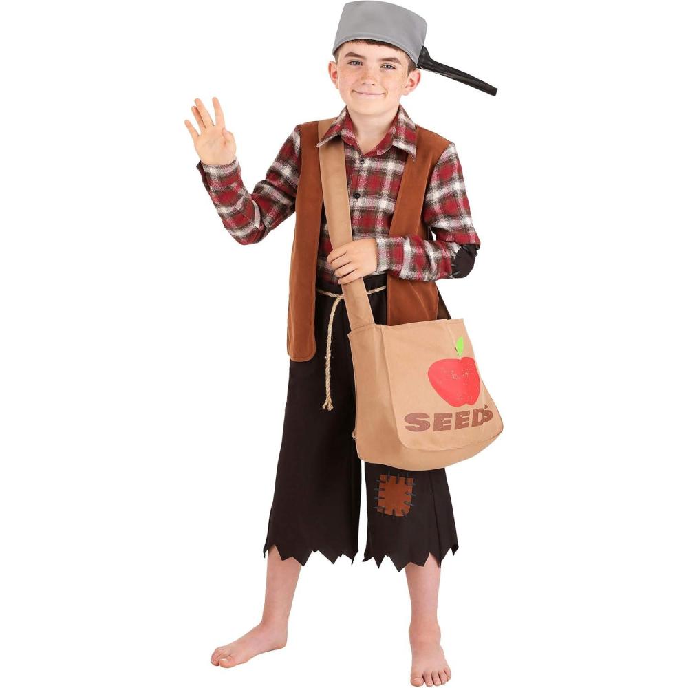 imageJohnny Appleseed Costume for Kids Halloween Costume Storybook Outfit for Plays and Creative Dress Up