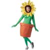imageAdult Potted Flower Costume  Halloween Plant In A Pot Tunic With Attached Leaf Mitts Includes Felt Petal Hood
