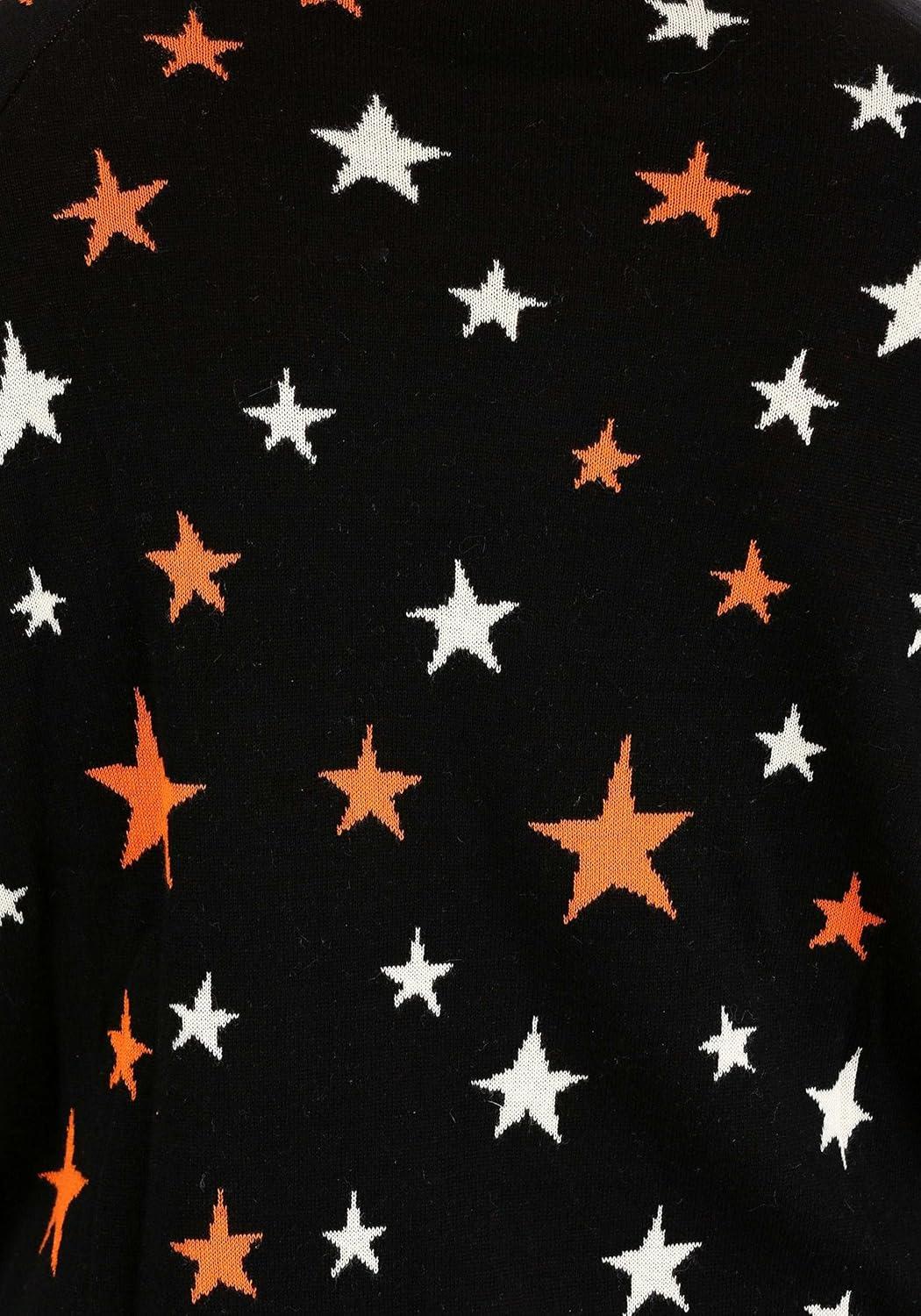 imageAdult Vintage Halloween Cat Halloween Sweater Soft Acrylic ampamp Cotton Blend Knitted GraphicsVintage Halloween Cat Black