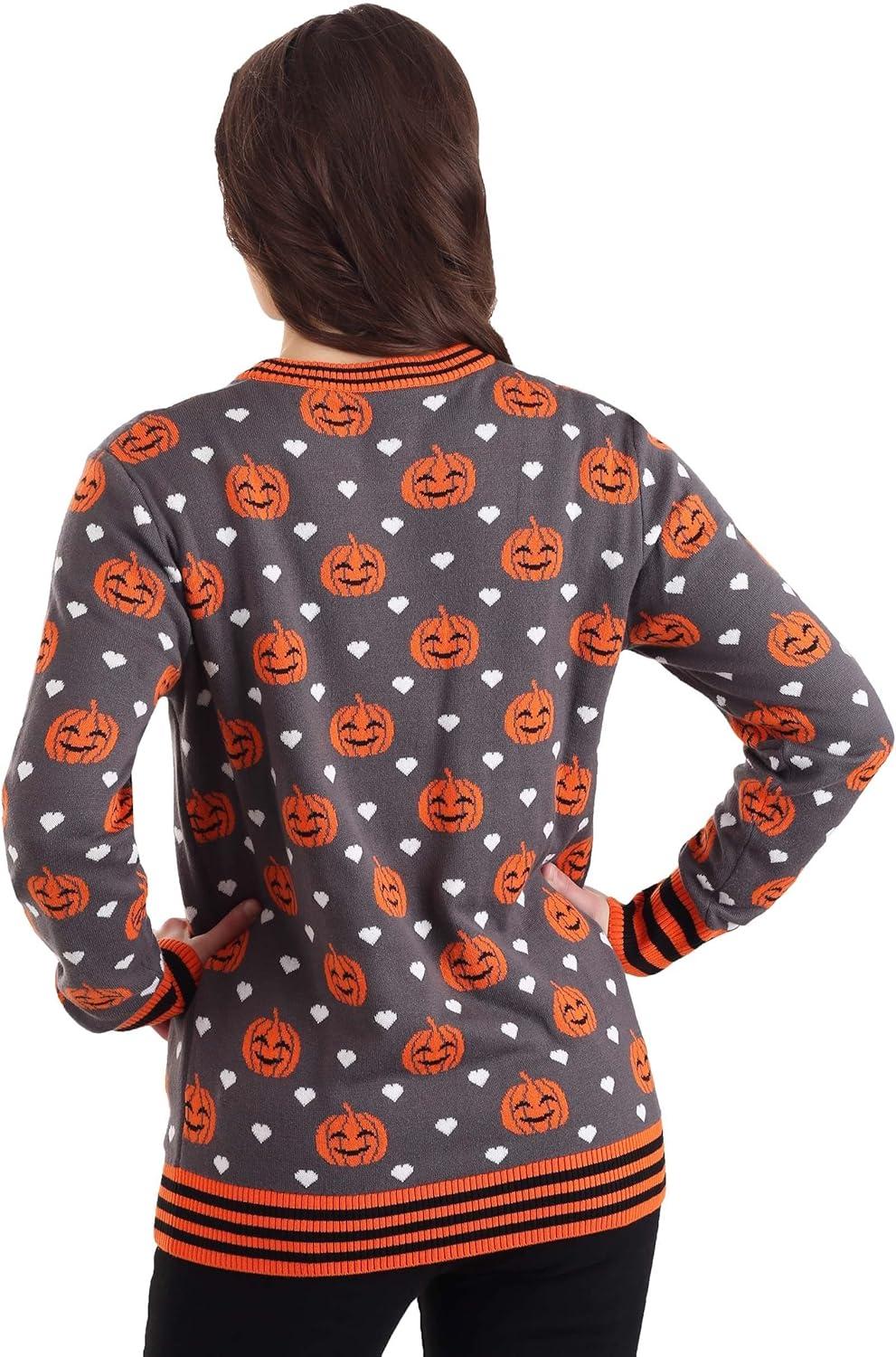 imageCare Bears TrickorSweet Bear Halloween Sweater for Adults Acrylic and Cotton BlendMulticolored