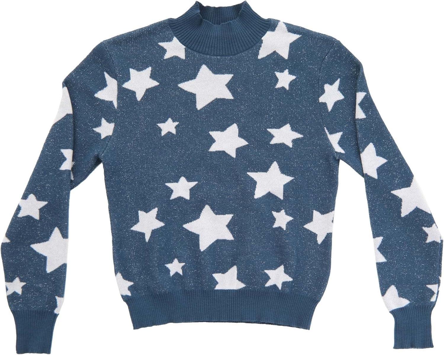 imageCoraline Blue Stars Sweater for Women Adult Coraline Sweater Costume Soft ampamp Warm Crewneck Officially Licensed