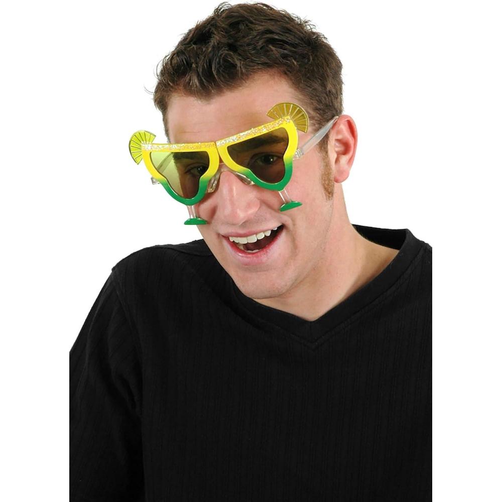 imageelope Margarita YellowYellowGreen Eyeglasses Fun MargaritaShaped Costume Glasses