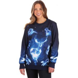 Harry Potter Patronus Animal Sweater Corporeal Spell Figures, Officially Licensed Costume for Adults(Multicolor)