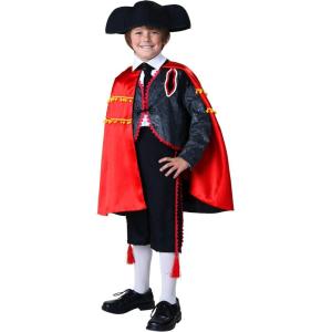 Kid’s Matador Costume for Cinco de Mayo & Costume Parties – Bullfighter Outfit with Bolero Jacket & Matador Hat