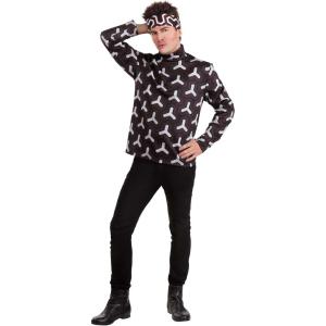Men’s Derek Zoolander Costume with Sweater, Wig, and Headband for Halloween | Male Model Movie Character Outfit