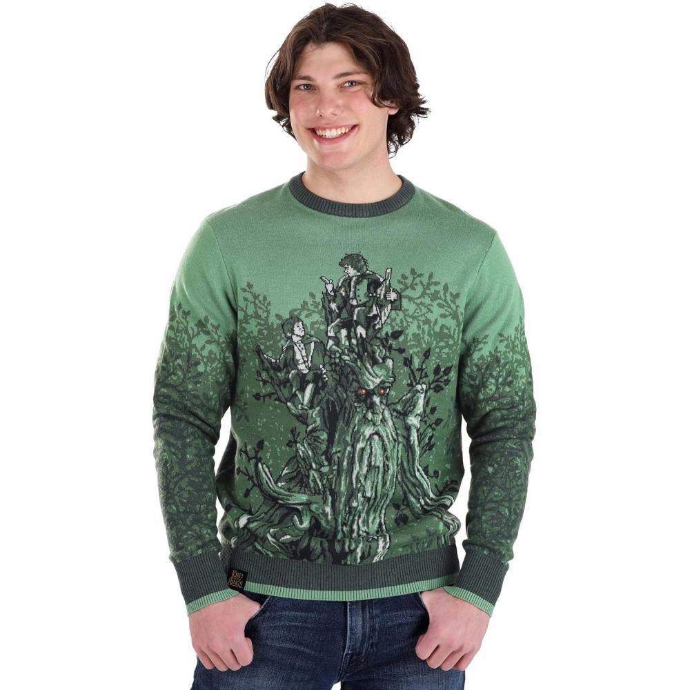 imageLord of the Rings Adult Treebeard SweaterGreen