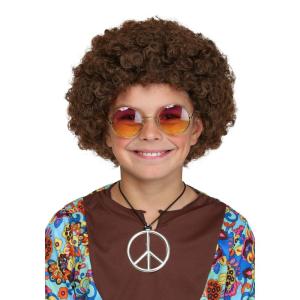 Fun Costumes Deluxe Afro Wig for Kids | Children’s 70’s 80’s Disco Theme Wigs, Curly Hippie Hair for Parties & Halloween ST