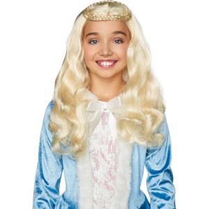 Fun Costumes Girl’s Medieval Queen Wig Standard(ST)