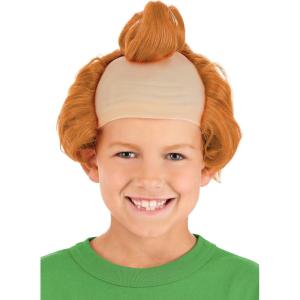 Three Curl Munchkin Wig | Red Hair Wigs for Munchkin & Dwarf Movie Character Cosplay Costume Parties(Traditional)