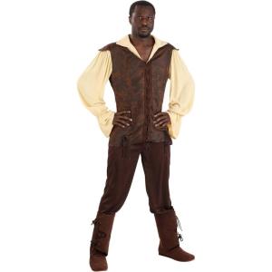 Fun Costumes Renaissance Costume Men Deluxe Medieval Outfit Adult Performance Theatrical Cosplay Apparel