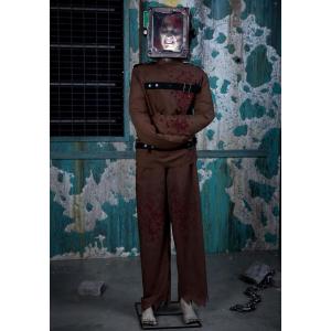 Fun Costumes 6FT Torture Box Man Animatronic | Six Foot Animated Halloween Decoration with Lights, Sound and Motion Sensor