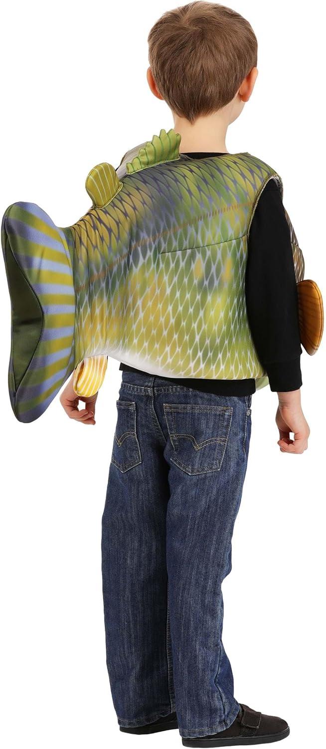 imageToddler Fish Tunic Costume for Kids Pullover Sea Animal Outfit with Fins and Tail for Halloween or Playtime Fun