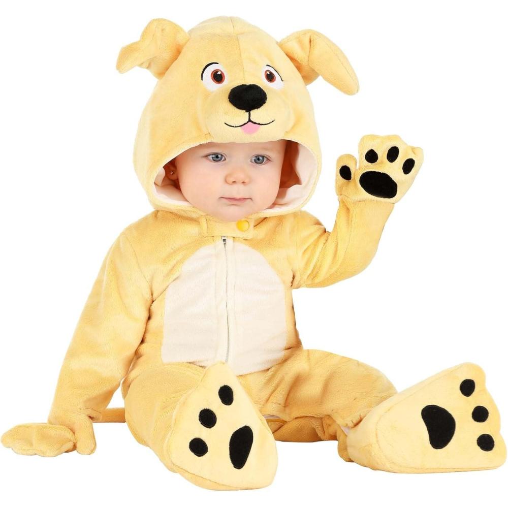 imageDog Costume for Infants  Bulldog Corgi Hound and Labrador Baby CostumesLabrador