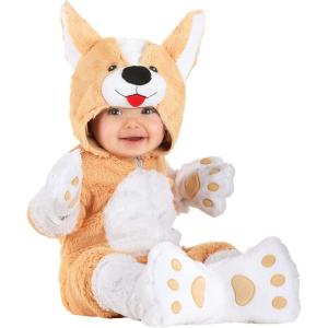 Dog Costume for Infants | Bulldog, Corgi, Hound, and Labrador Baby Costumes(Corgi)